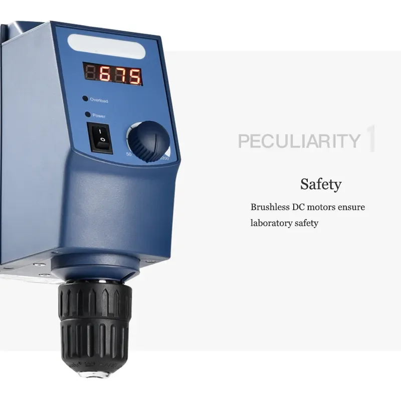 WEIAI lab stirrer OS20-Pro overhead mixer  20L 40L 70L electric overhead stirrer laboratory for cosmetics mixer Emulsifier