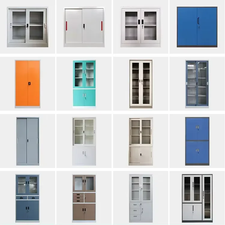 Modern Simple Design High Quality Bookshelf Metal Cabinet for Home or Office Living Room Furniture