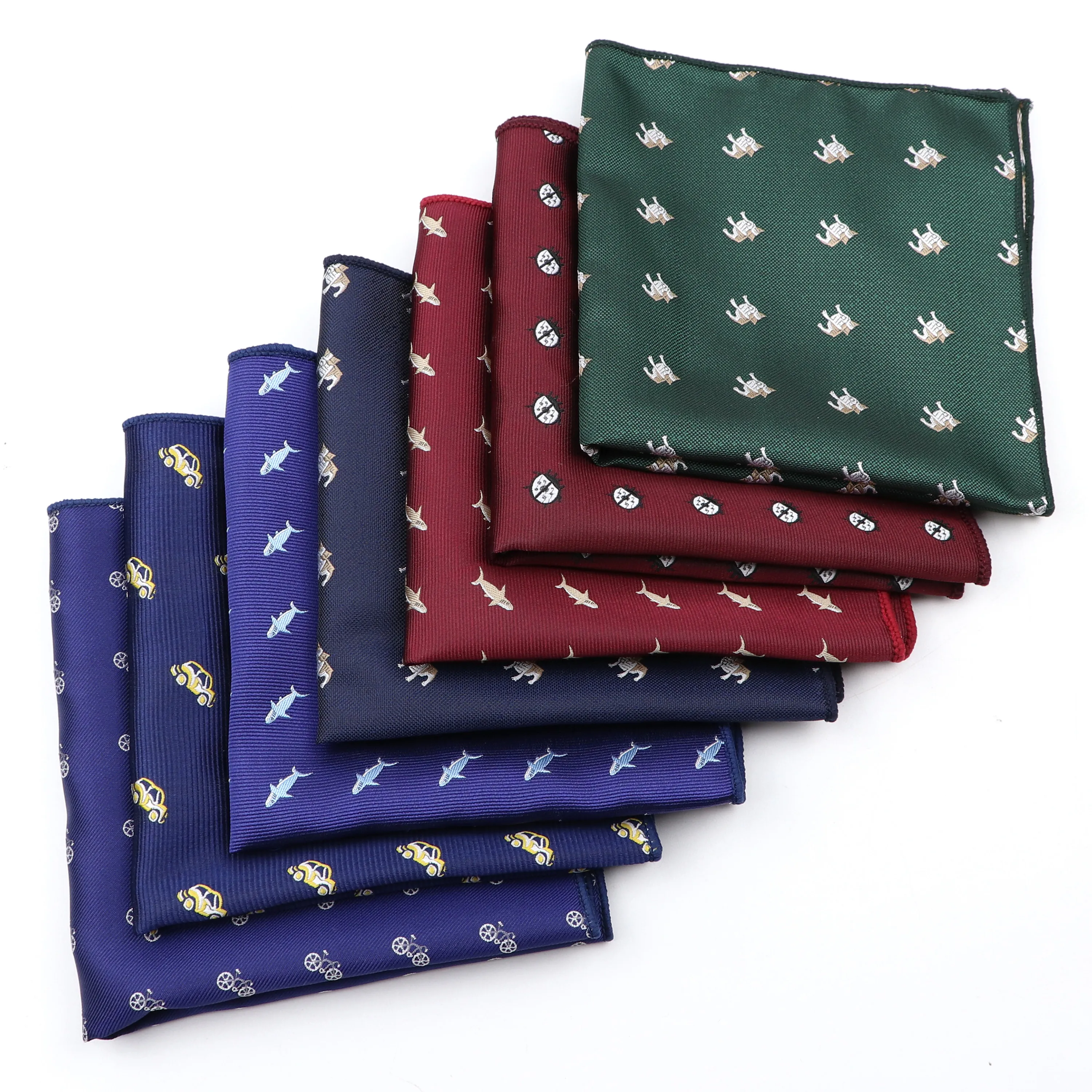 Новый модный Карманный квадратный носовой платок с принтом динозавр носовой накидка мужской деловой Свадебный носовой платок аксессуары подарок