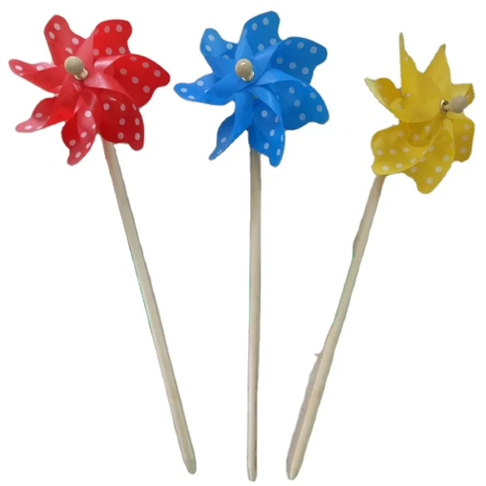 Different kinds of plastic single  windmill toy Made- in- China