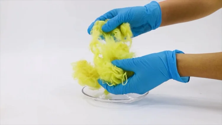 Best Price 2.3D*51mm Kevlar Para Aramid Staple Fiber for Filtration Fabric and Anti-cutting Fabrics