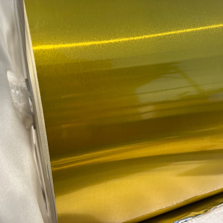 gold color aluminum foil  ton price  aluminum wrap foil  for container and gold coin chocolate