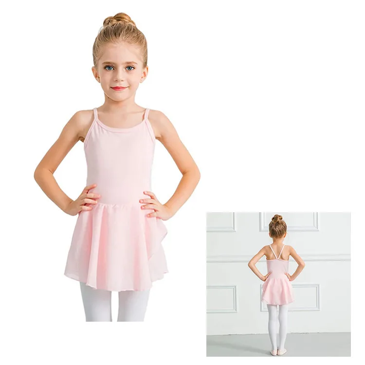Toddler Sleeveless Ballet dance Leotards Camisole Gymnastic Ballet Studio dance wear tutu ballerina dress Customize logo