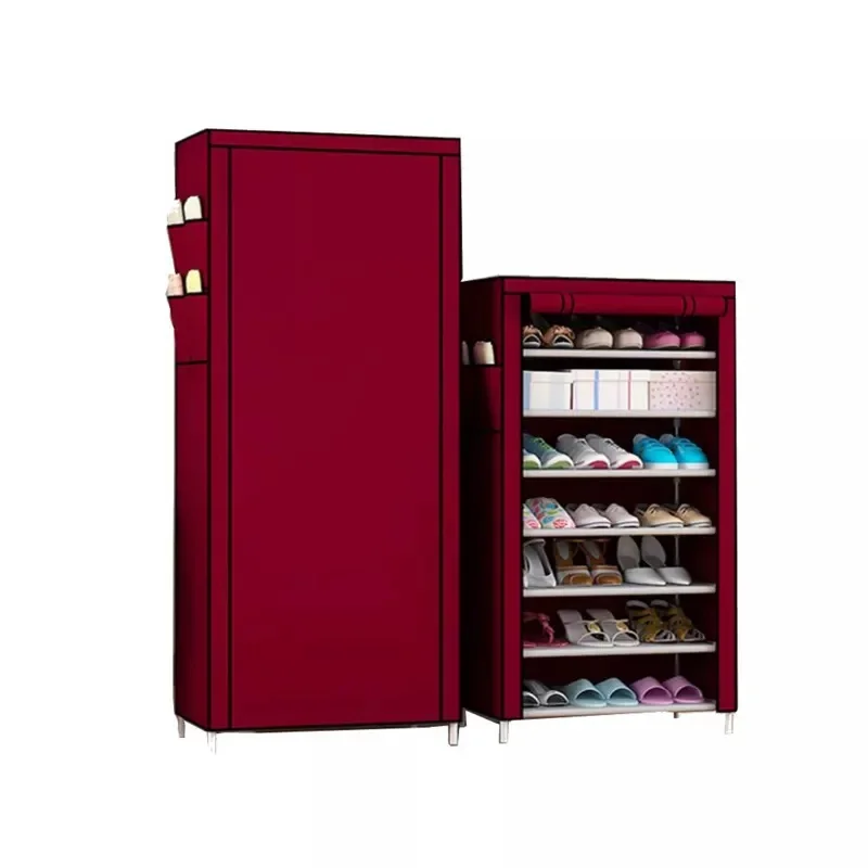 4 Layer Folding Shoe Rack Portable Shoe Rack Cabinet Diy Bedroom Furniture