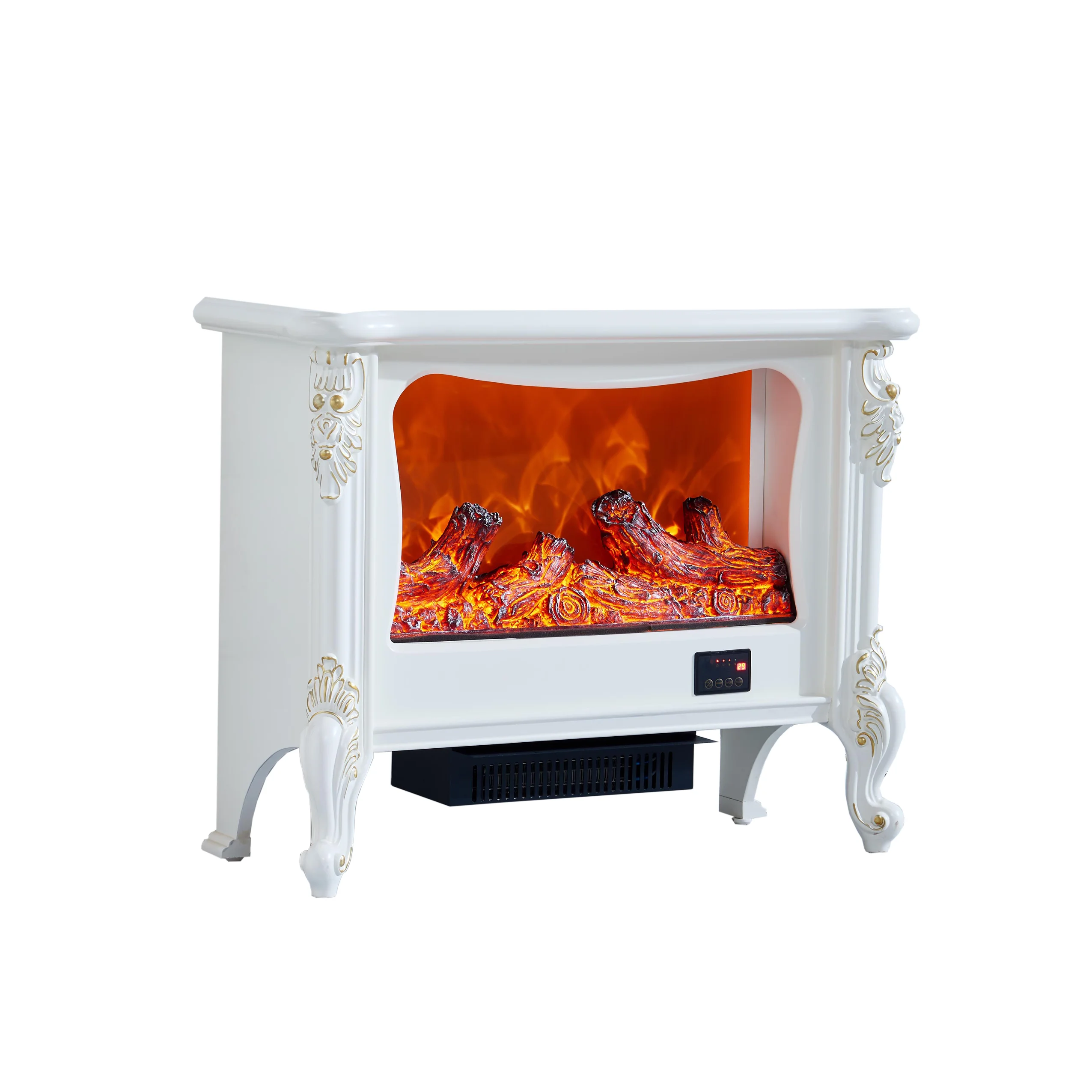 item A-801-84 freestanding portable electronic fireplace heater