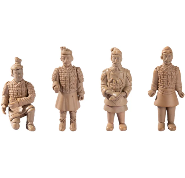 kid gift educational art and craft qin dynasty statue bronze terra cotta warriors toys for museum decorations tourist souvenirs