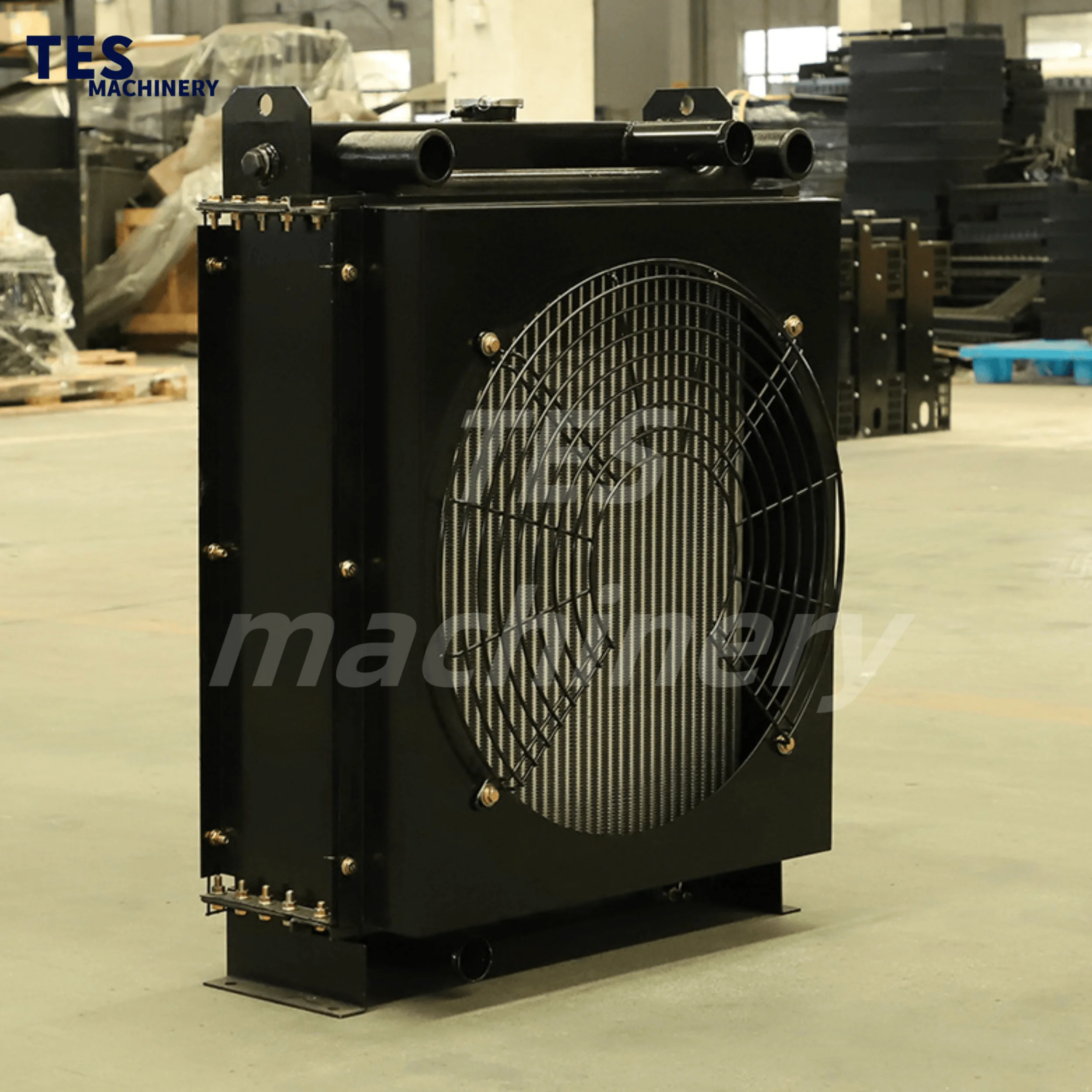 Low emissions diesel generator water tank radiator suitable industrial hydraulic oil cooler aluminum fin generator radiator