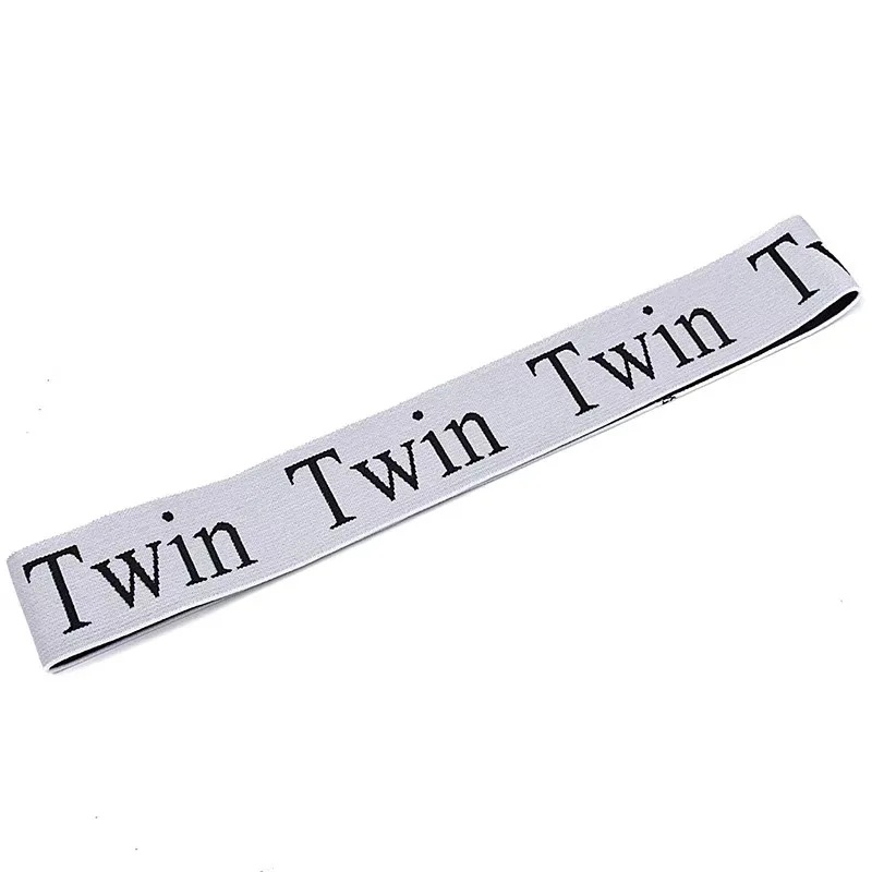 New Product Golden Supplie Rainbow Christmas Jacquard Elastic Band Organizer Bands Printed Nylon Bed Sheet Organizer Bands