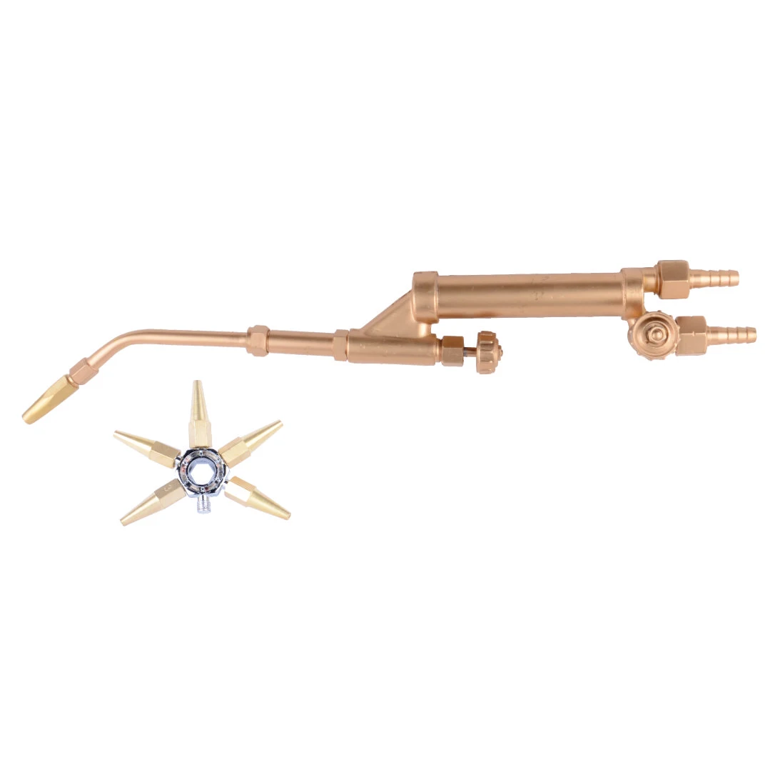 Heating torch Japanese type all brass type welding torch with 5 pcs nozzles 2W1161