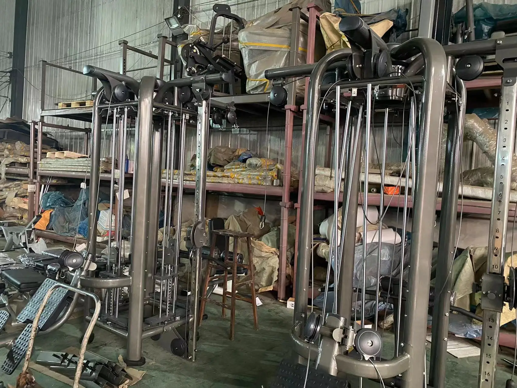 RT.L22  Factory Price Multi Function Station Gym Fitness Four Station Trainer