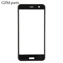 GZM-parts Mobile phone LCD Front Glass For HTC U11 U-3w U-1w U-3u Display Touch Screen Outer Glass Panel Replacement Repair