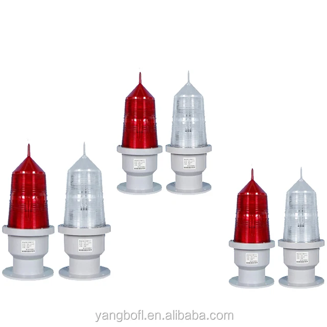 AC 220V LED Lighting Signal Light Aircraft Obstruction Beacon