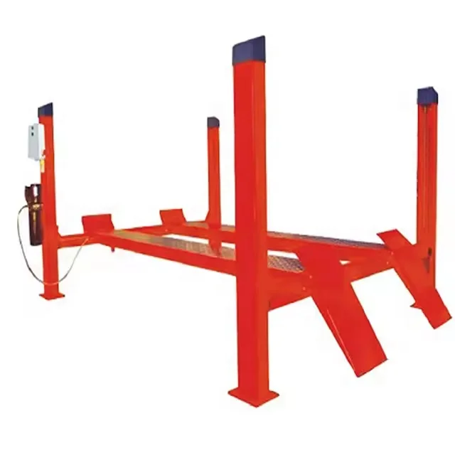 auto vehicle deck garage jack driveway bridge lifter hydraulic 4 post hoist in floor elevador de auto car lifts