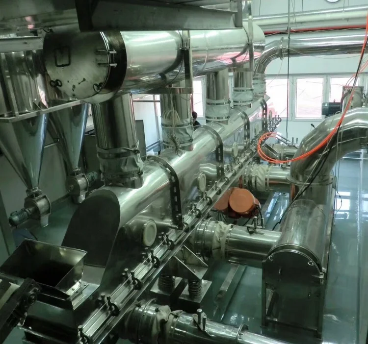 
foodstuff industry vibrating fluid bed dryer for table salt and granule material drying process 