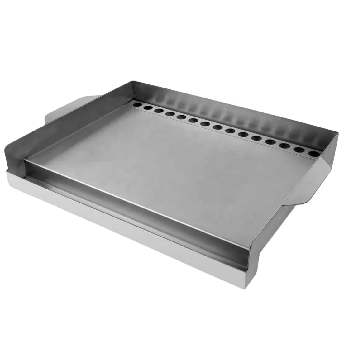 Плоская жаровня, широкая пластина из нержавеющей стали Teppanyaki, жаровня для наружной и внутренней печки