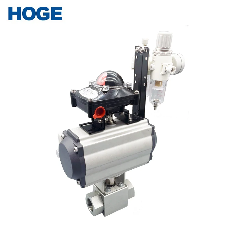 Support Customization Carbon Steel High Pressure Pneumatic Actuator Ball Valve