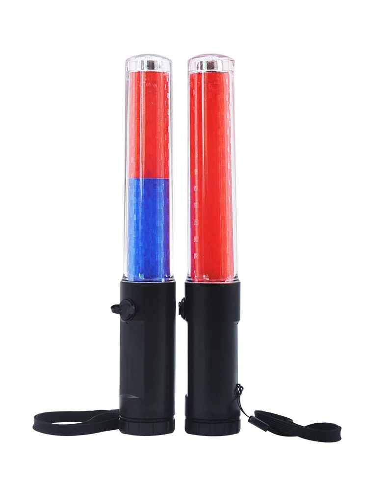 Hot Sale Waterproof IPX5 LED Safety Signal Baton Wand Work Light Zoom Flashlight Emergency Lamp for Traffic