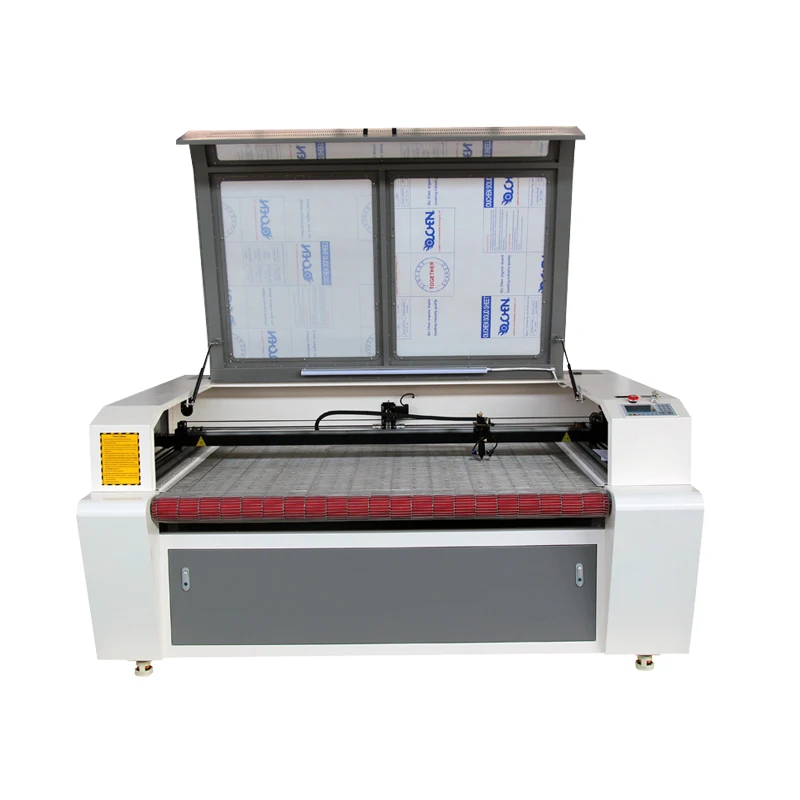 1610 auto feeding clothing textile cnc laser cutting