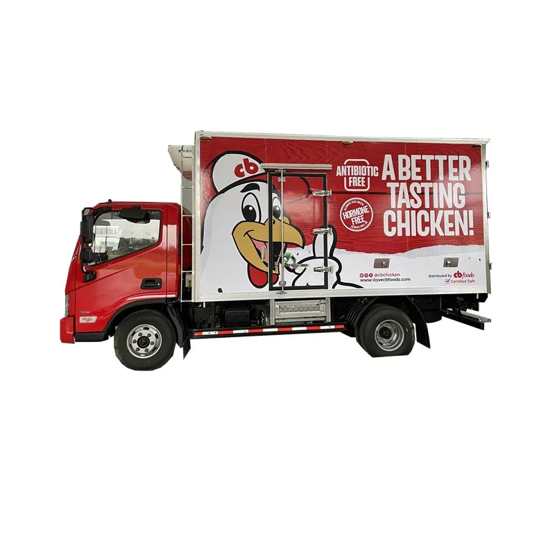 China Dongfeng 16T Thermo King refrigerated freezer van truck body for meat and fish transportation