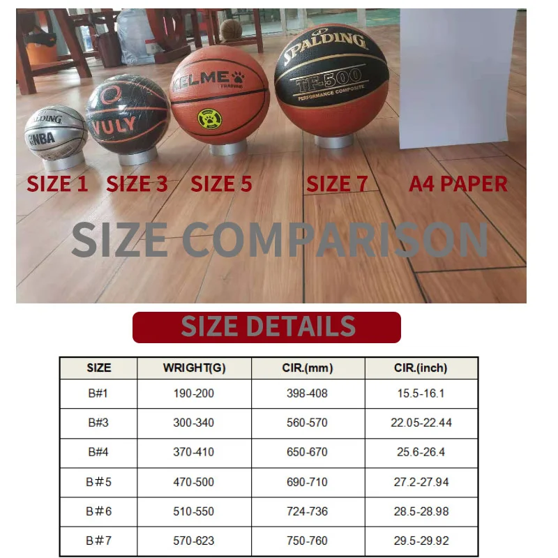 Premium Composite Leather Basketball Customized Standard Match Ball Custom Basketball Ball  Microfiber Suede  PU Basket Ball