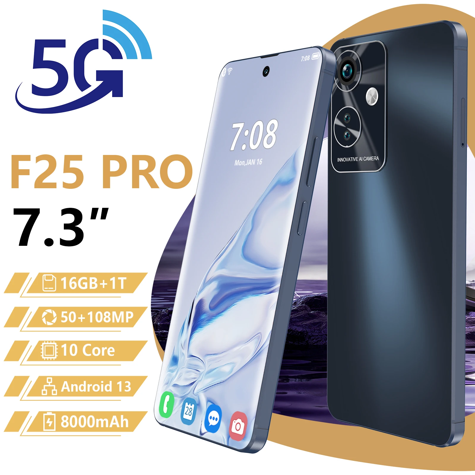 original high quality infinix f25 pro unlocked global version Cell Phone in multi-color Mobile Phones