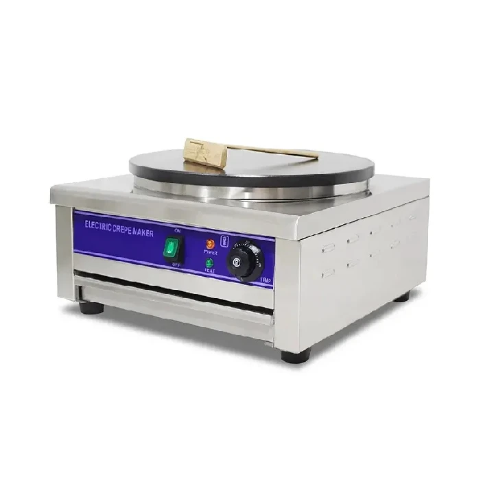Hot Selling Restaurant Non Stick Professional Kitchenware Flat Plate Crepe Griddle Automatic Pancake Making Machine