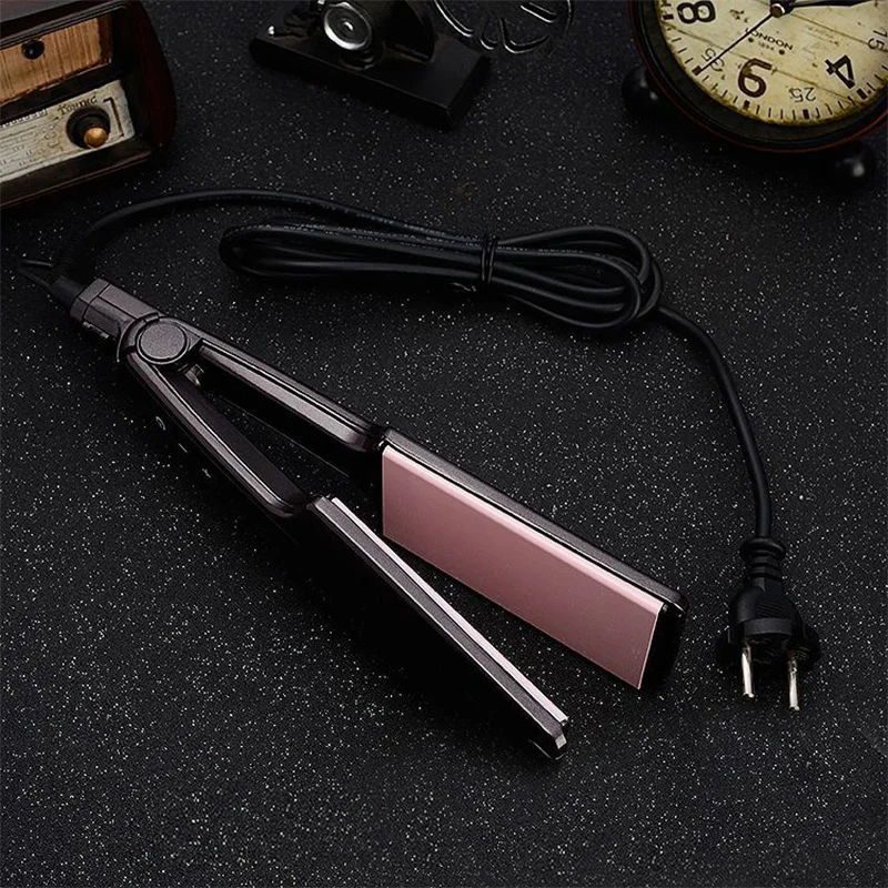 Wholesale factory price private label wide plate steam pod fast high heat flat iron hair straightener titanium professional