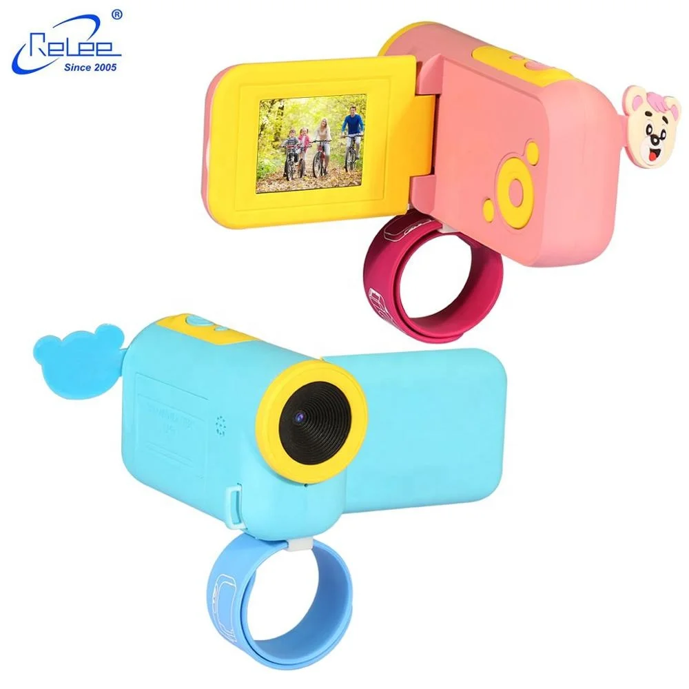 New List Kids Children Cartoon Toy Christmas Gift Wrist Wear HD 720P Digital Video Sport DV Camcorder Action Cam Camera for Kids