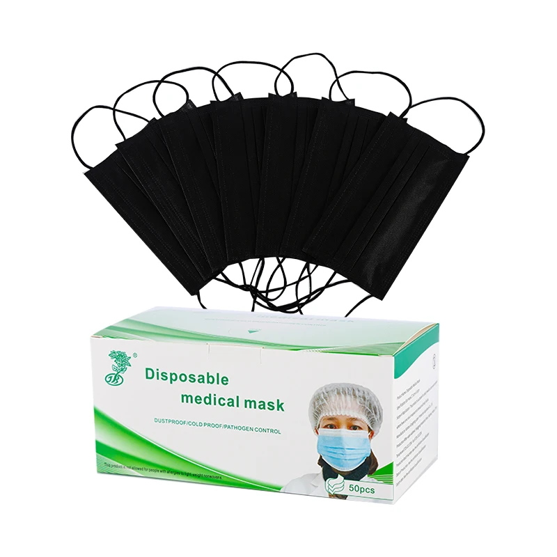 50 защитных одноразовых масок для лица, маска для лица, медицинская маска для лица, оптовая продажа
