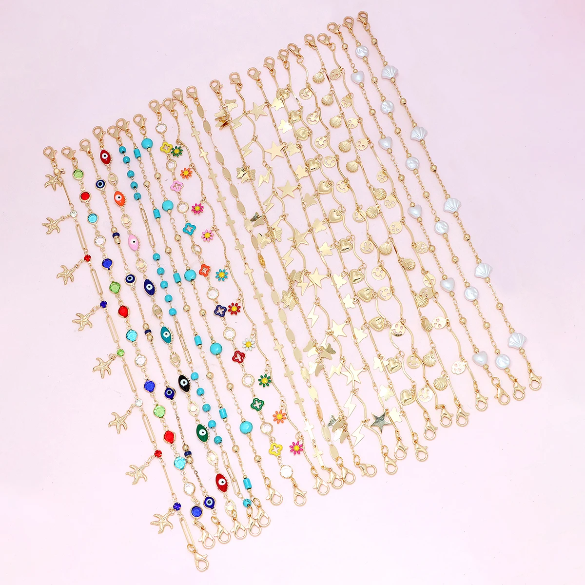 2024 RTS New Arrival Turquoise Trucker Hat Chains DIY Polymer Clay Baseball Cap Chains Halloween and Christmas Gifts Accessories