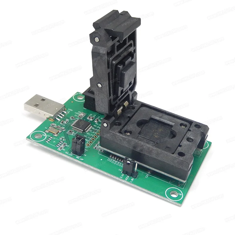 Тест IC памяти на носителе eMMC BGA153 BGA169 ic гнездо USB адаптер 11 5x13 мм NAND флэш-тест для ключевой