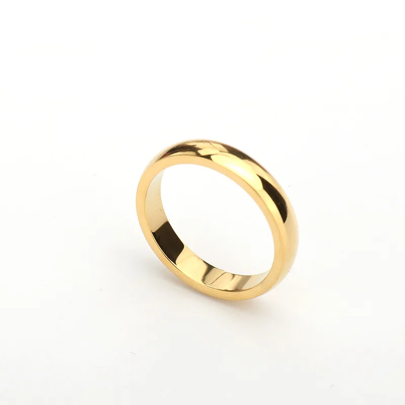 Simple Style Stainless Steel Fashion Ring Accessories Women Jewellery