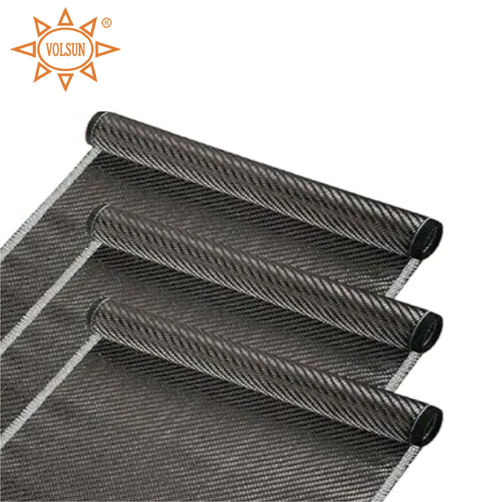 China Factory Building Reinforce12K 200GSM Bi-directional Carbon Fiber Fabric Cloth Roll