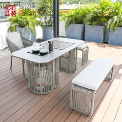 Tctd New Design Modern Indoor And Outdoor Modular Sofa Set Furniture Tea Table For Living Room