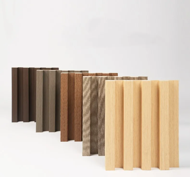 Longtime Fluted fireproof waterproof wall panel WPC Indoor Decorative pvc wall panels