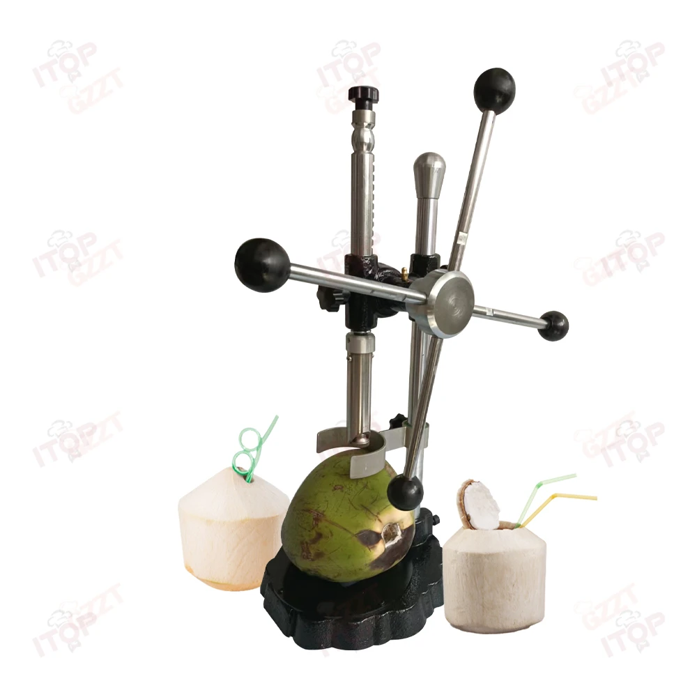 Direct Opening Without Peeling Coconut Openning Machine Tender Coconut Cutter Opener Tools Green Coconut Press Opener