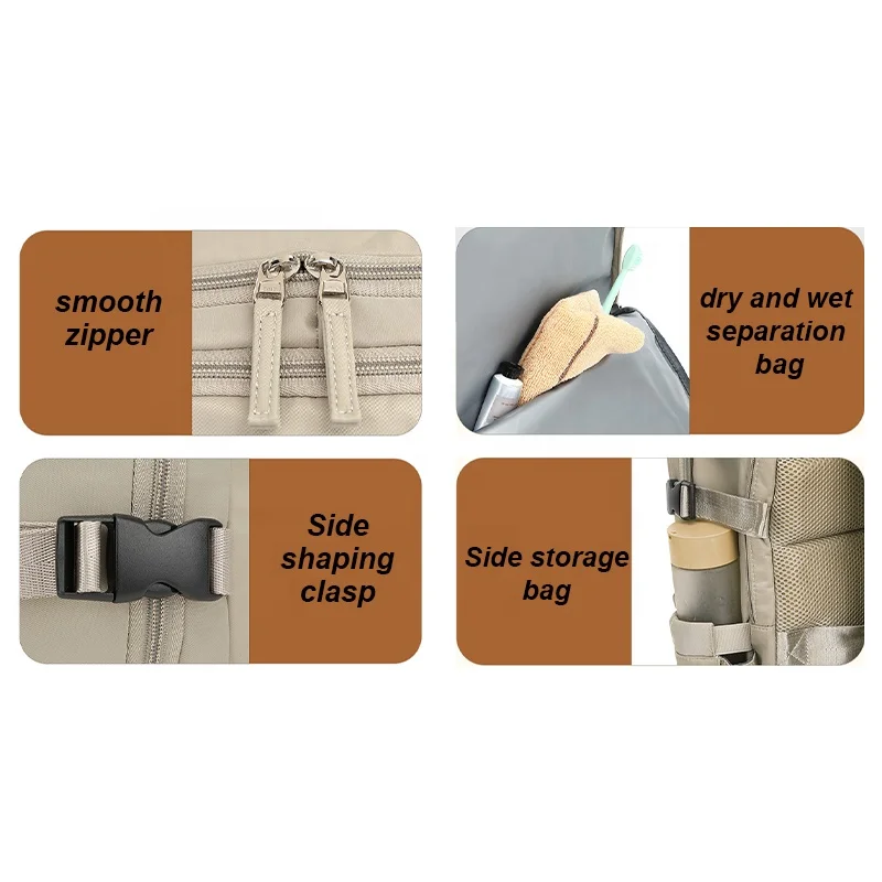 Sympathybag School Bag Large Travel Backpack Women Waterproof Outdoor Sports Backpack Portable Hiking Backpack