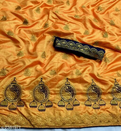 Saree Party Wear Wedding Latest Designer Heavy Embroidery Party Wear Silk Saree with Designer Blouse Women Wear Apparel