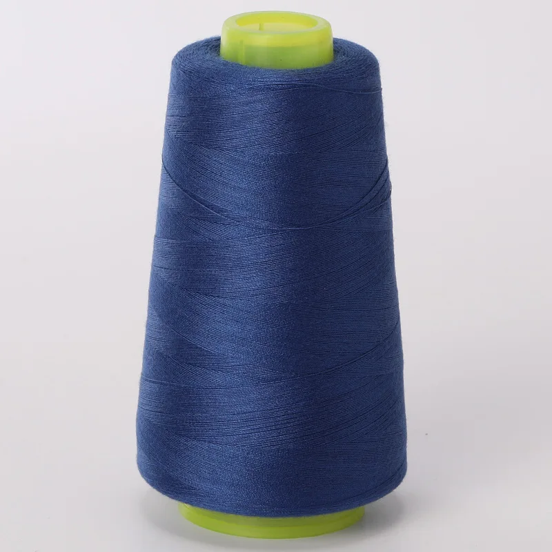 In Stock Wholesale 402 polyester sewing thread Solid Color Dyed  Sewing Thread With 1000 Colors For Garment 3000Y