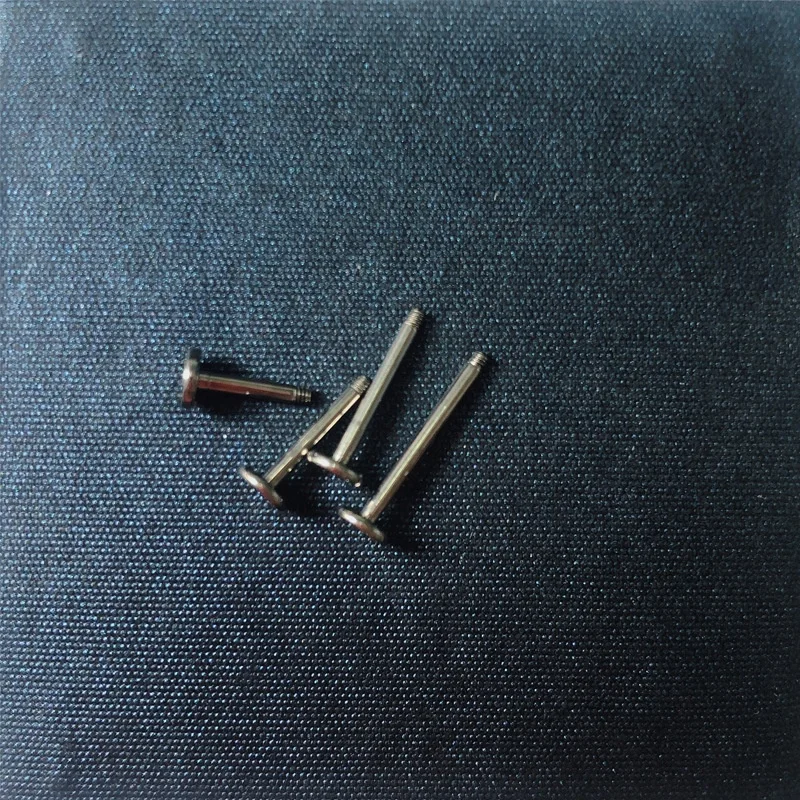Gaby 1 2 G23 титановые ювелирные изделия пирсинг ASTM F136 labret внешняя нить плоская задняя серьга столб титановый оптовая продажа ювелирных изделий