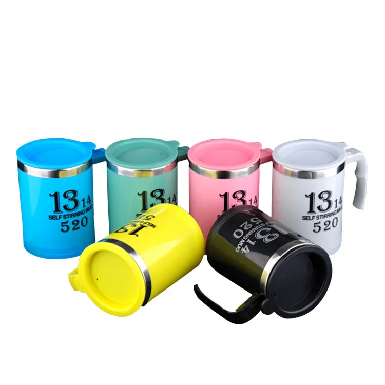 Auto Stirring Coffee Milk Mixing Tthermo Mug Cup Multifunction Stainless Steel Portable Fashion Coffee Mugs Cartoon Eco-friendly