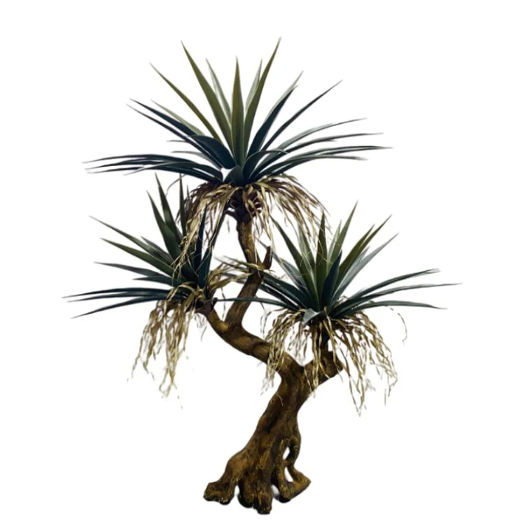 Хит продаж высокое качество искусственные растения агавы Sansevieria растение бонсай для наружного и внутреннего офиса зеленые орнамент