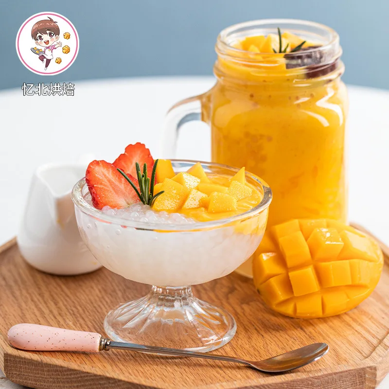 Canned Rice 900G Open Can Instant Tapioca Pudding Canned Mango Pomelo Sago Milk Tea Fruit Fishing Dessert Ingredients