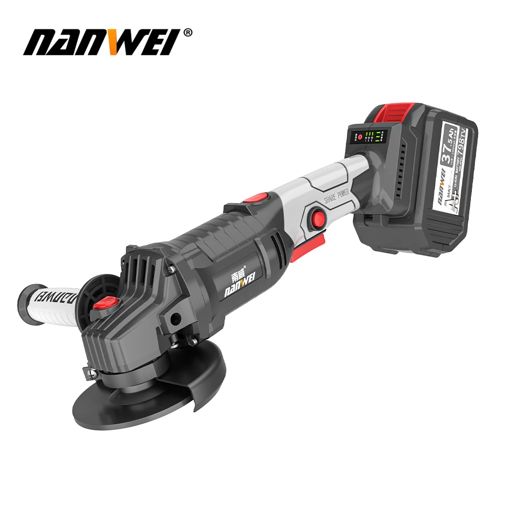 NANWEI Top Quality 100/115mm 180 degree rotary angle grinder for Metal Grinding/Cutting electric cordless angle grinders