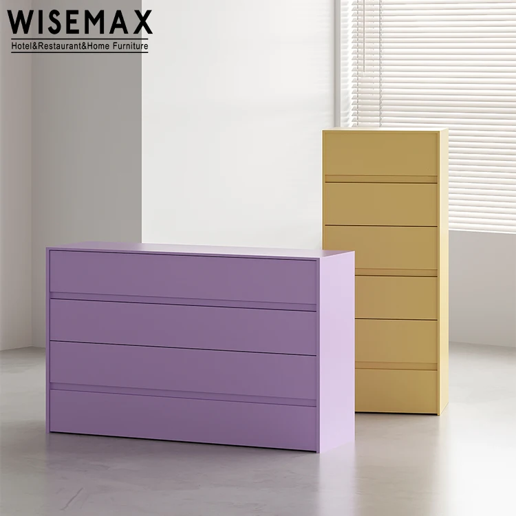 WISEMAX FURNITURE Nordic living room furniture White rectangle plywood multi layers bedroom hallway living room cabinet