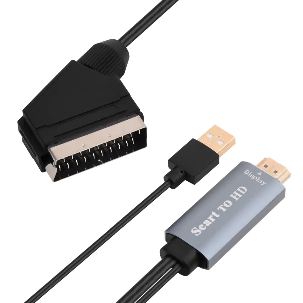 Professional Support High Definition TV 3PCS Audio Signal Cable RGB Scart Wire for PS2 PS3 Game Machine