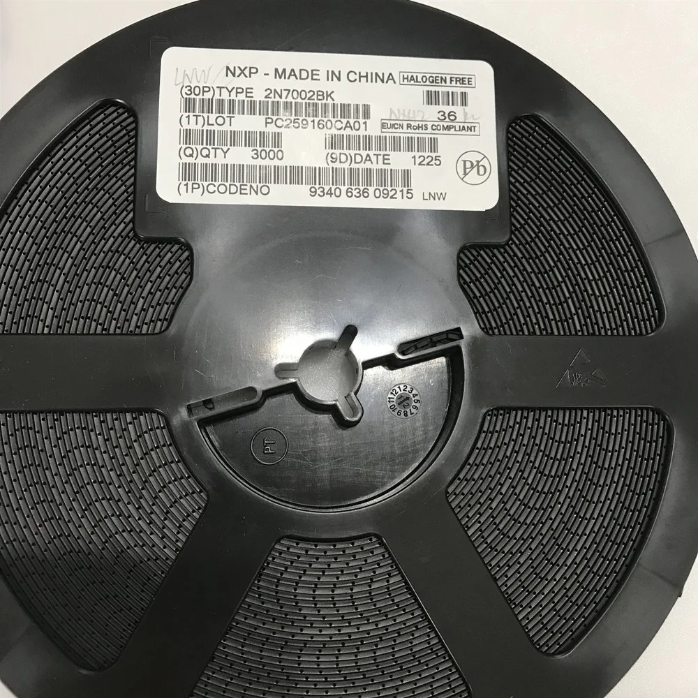 
Transistors N-Channel LNW 60V 350mA (Ta) 370mW (Ta) Surface Mount SOT23 2N7002BK 2N7002 