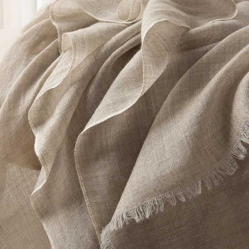 Customised Women Soft Winter Cashmere Scarf Pure 100% Cashmere Shawl Spring Merino Wool Scarf Print Luxury Adult 82g 25 Pcs