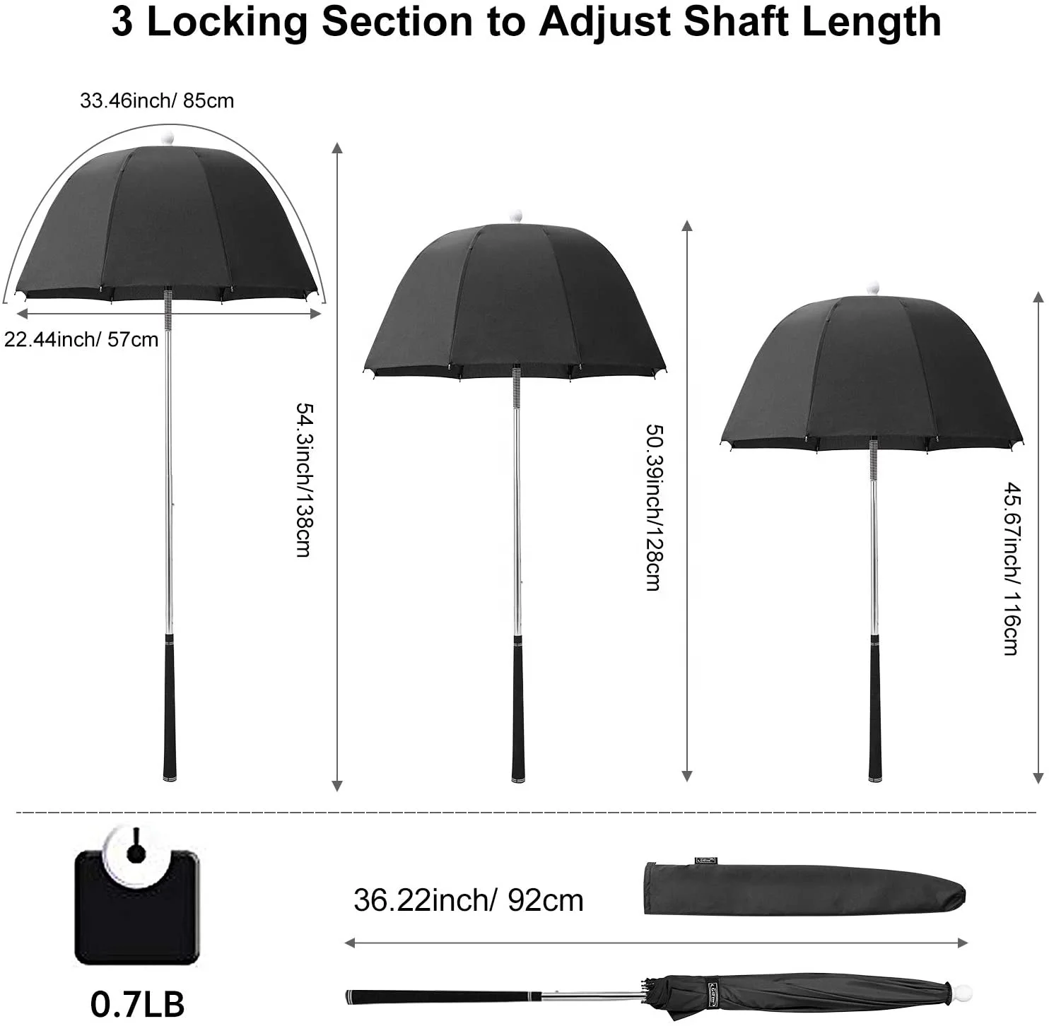 Flex Golf Club Umbrella