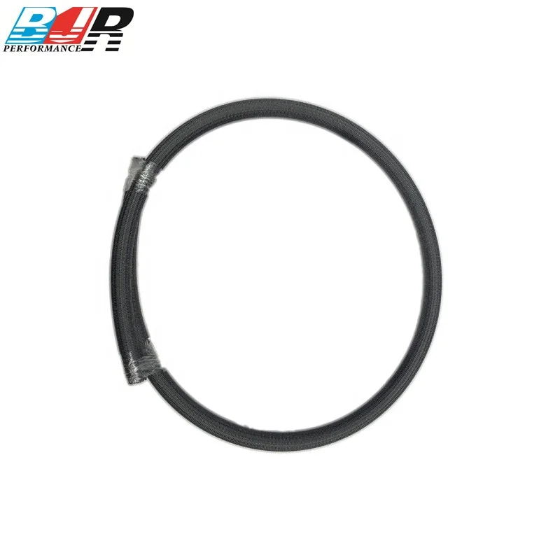 BJR Performance Parts Black AN6 AN8 AN10 AN16 Lightweight Racing PTFE Hose